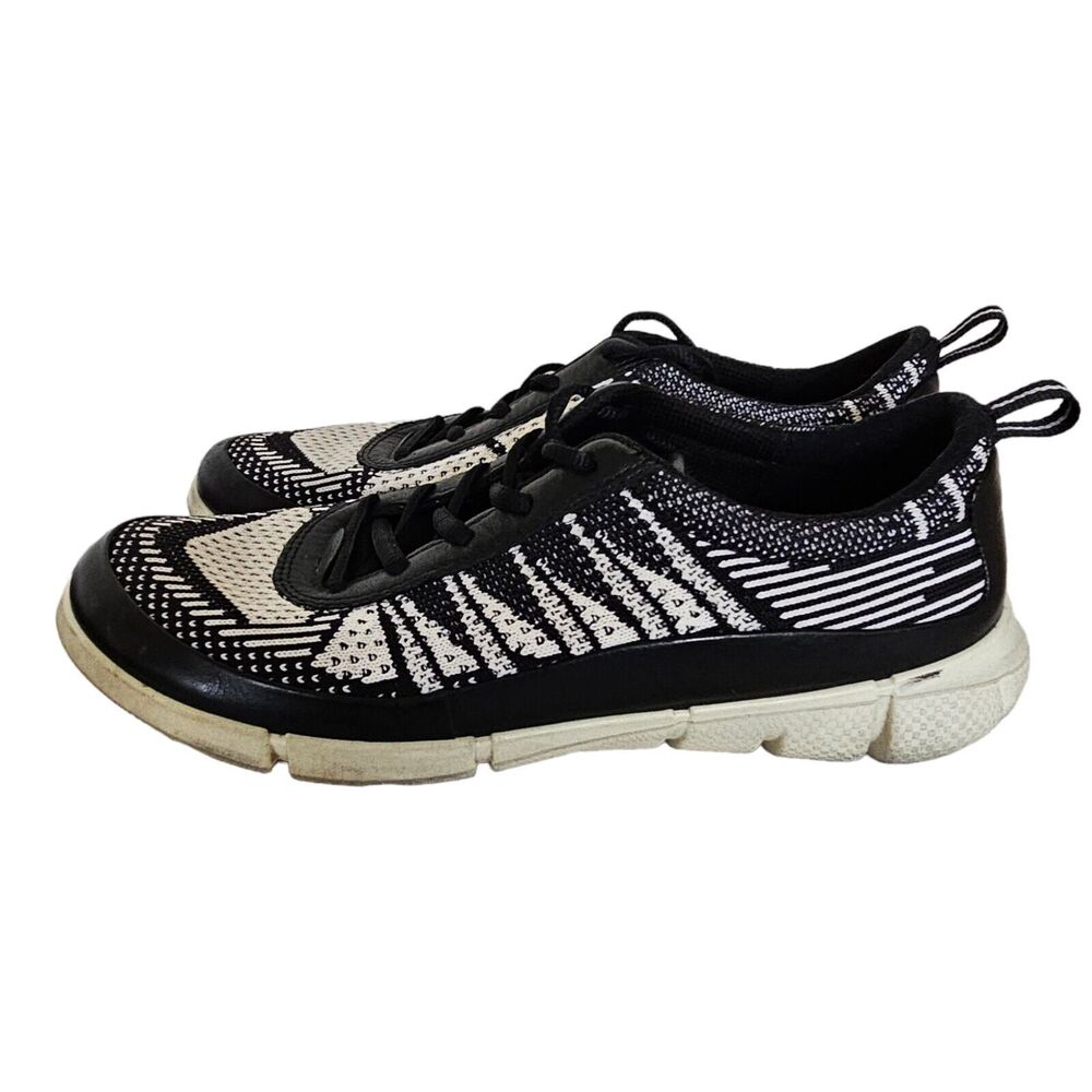 ECCO Biom Fuel 39 Trail Running Sneakers Shoes Black/White